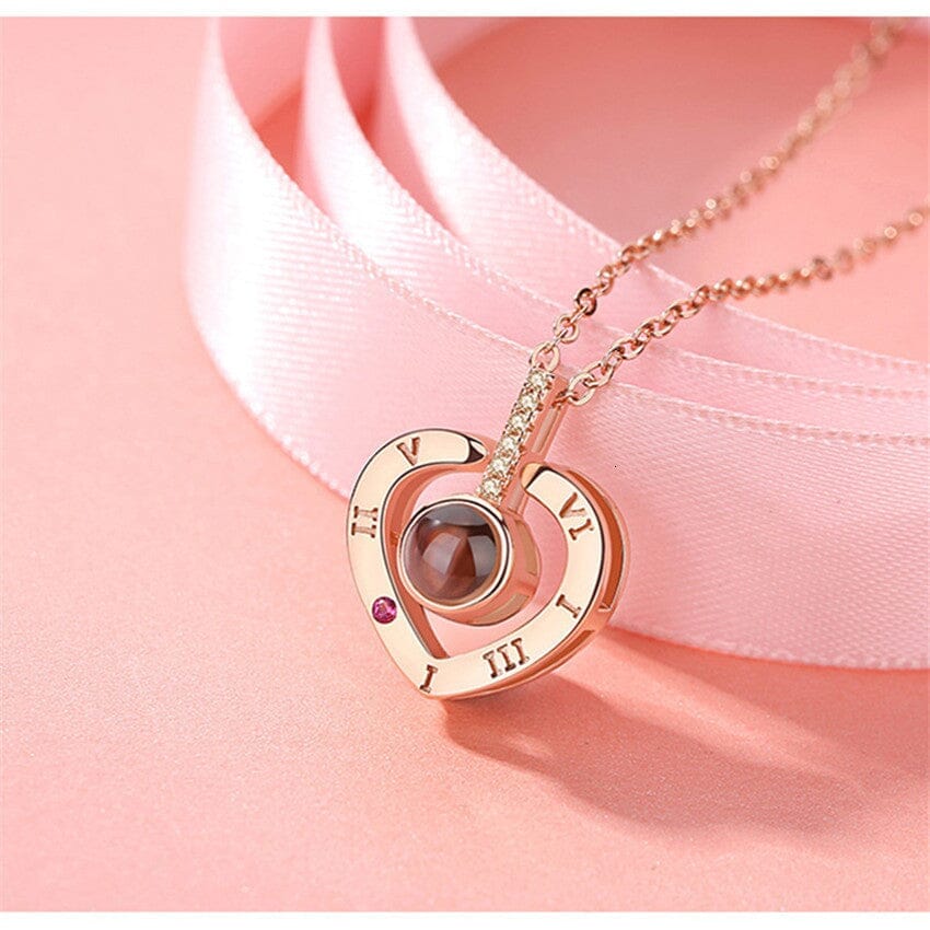 Presente Rosa Box "Eu Amo Você" em 100 Idiomas